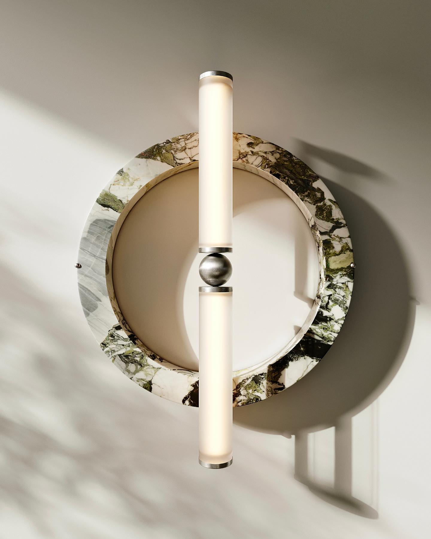 Mymira Modern Minimalist Ice Marble Wall Lamp - Lamp Copper