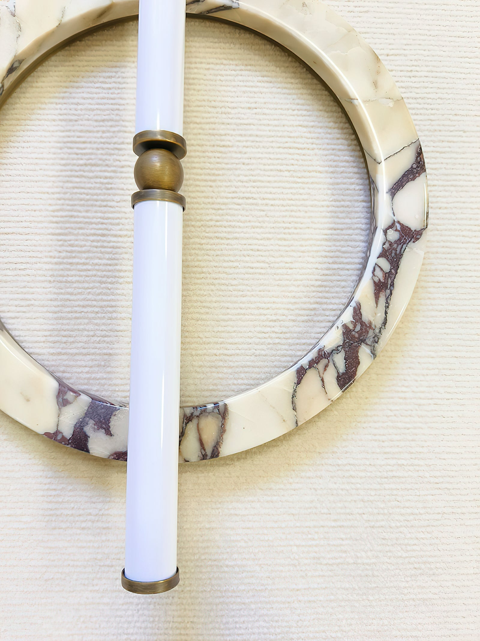 Mymira Modern Minimalist Ice Marble Wall Lamp - Lamp Copper