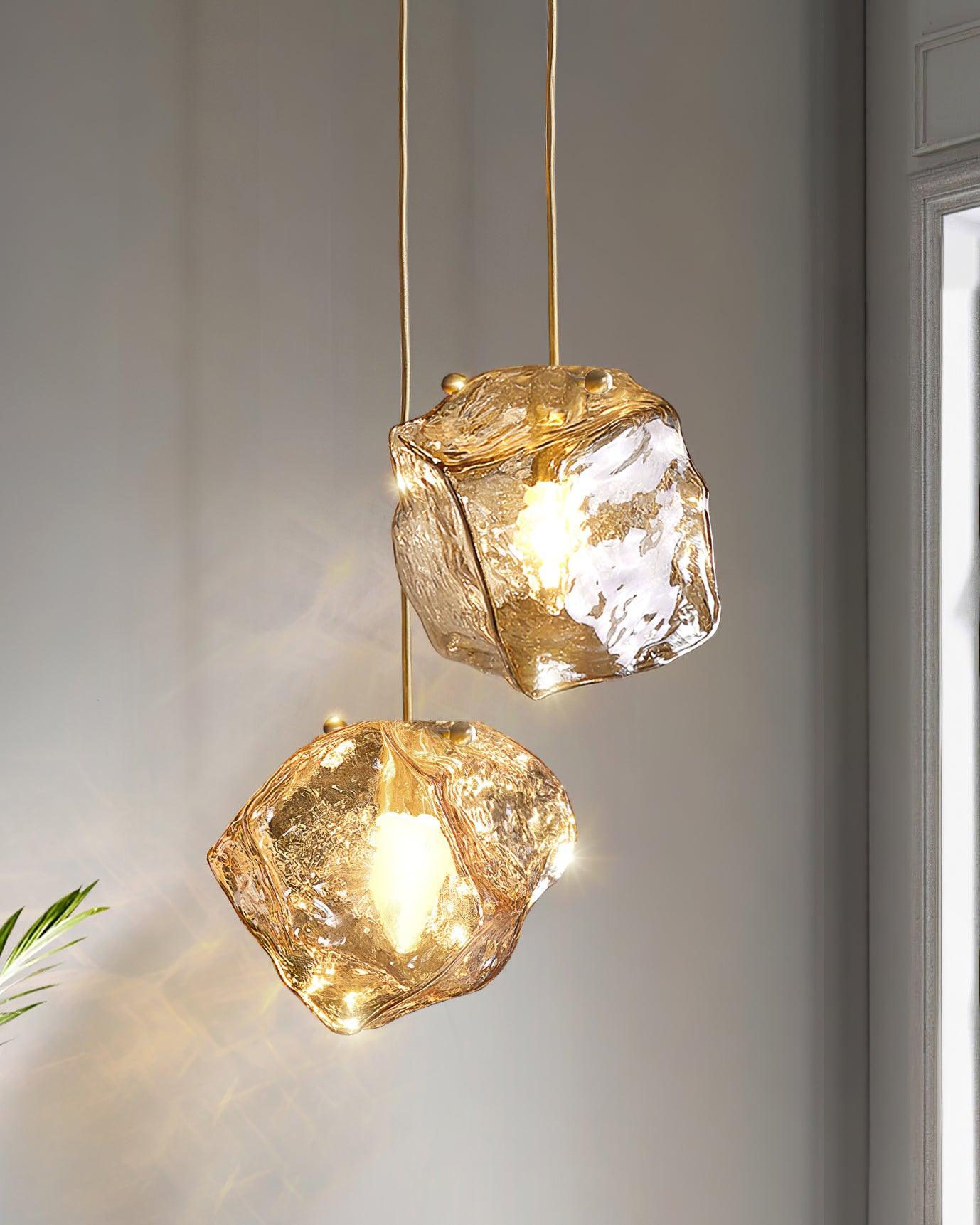 Illyria Ice Glass Pendant Lamp - Letslighting