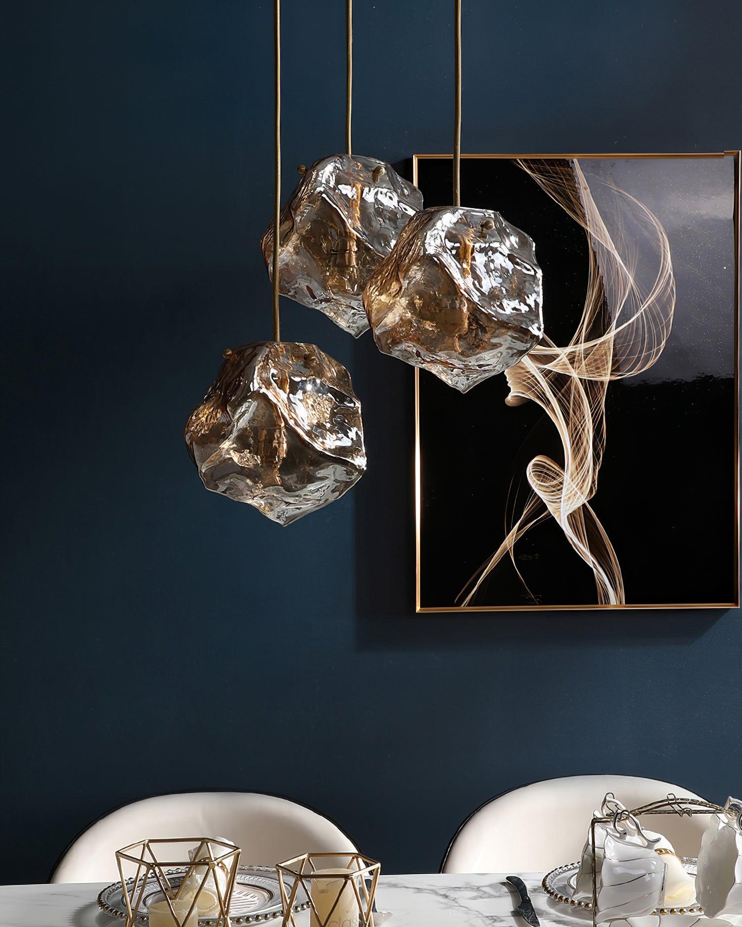 Illyria Ice Glass Pendant Lamp - Letslighting