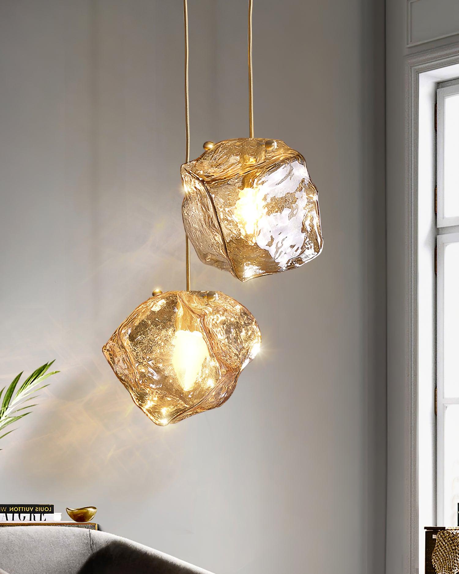 Illyria Ice Glass Pendant Lamp - Letslighting