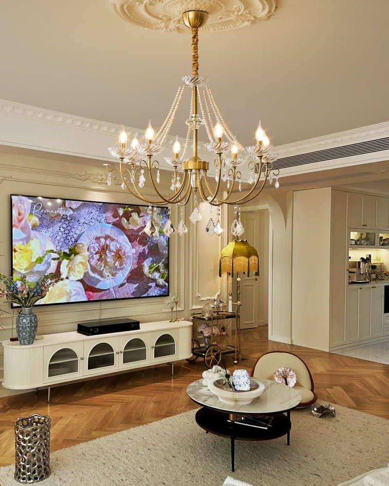 Imperial Pearl Crystal Chandelier - Letslighting