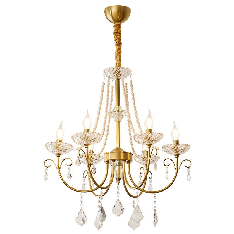 Imperial Pearl Crystal Chandelier - Letslighting