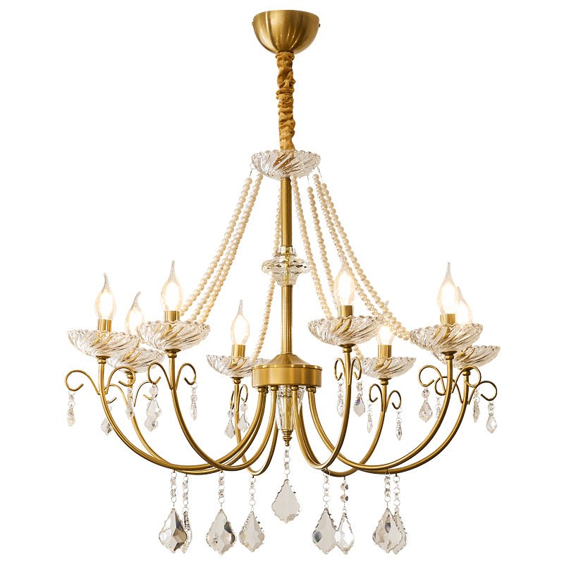 Imperial Pearl Crystal Chandelier - Letslighting