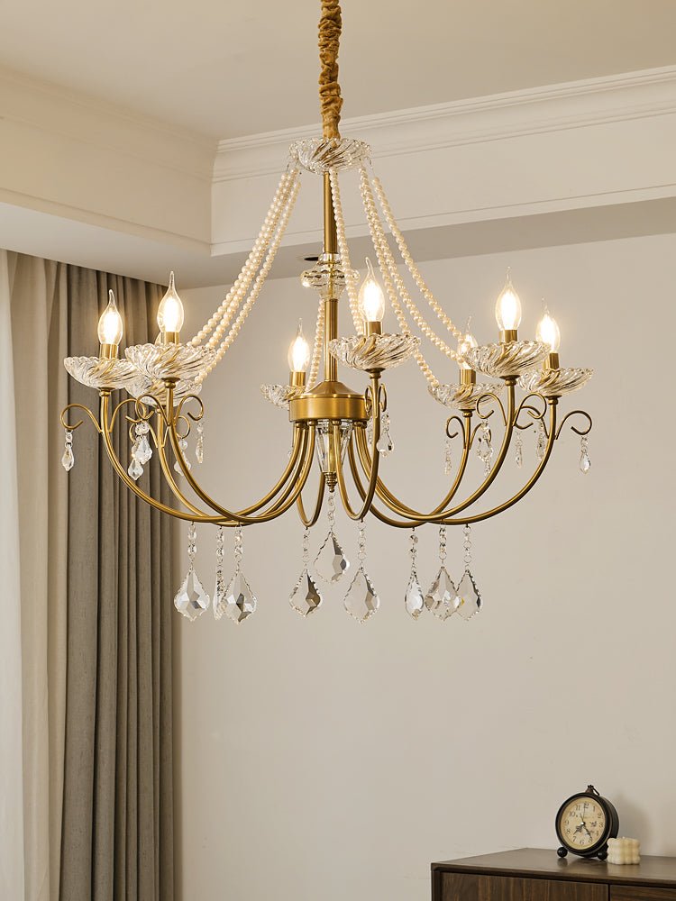Imperial Pearl Crystal Chandelier - Letslighting
