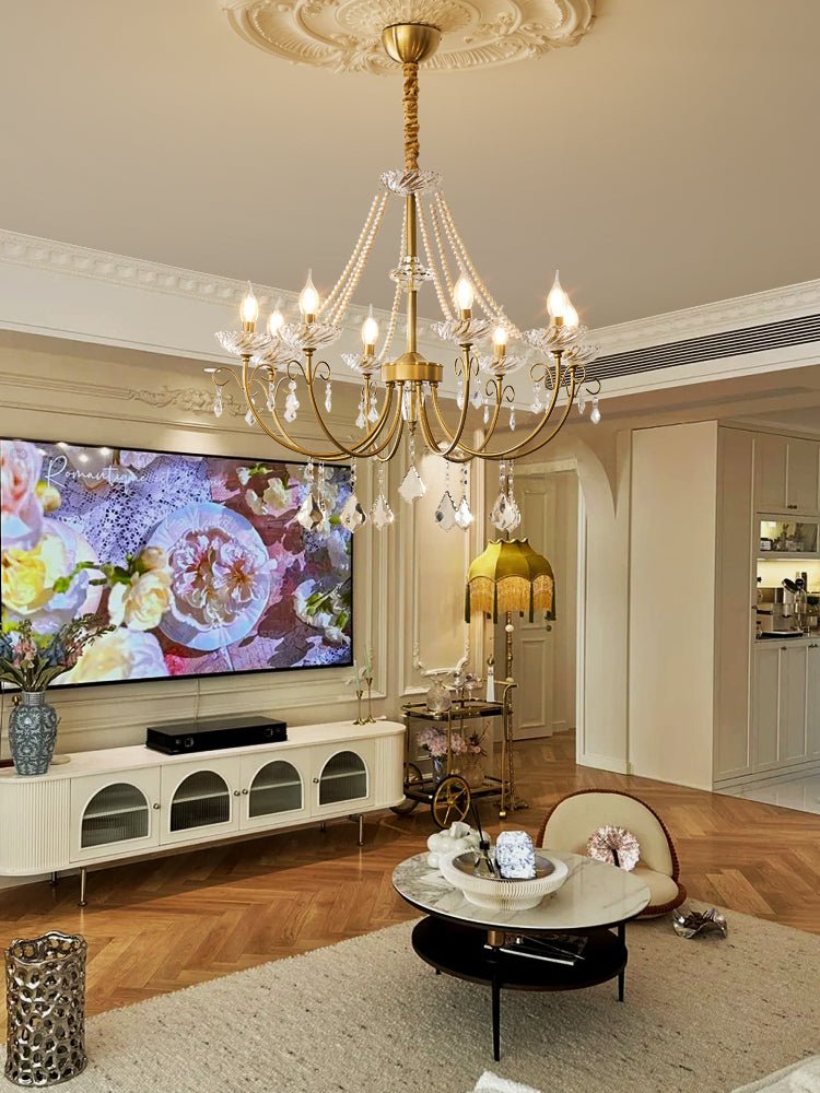 Imperial Pearl Crystal Chandelier - Letslighting