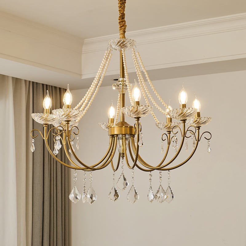 Imperial Pearl Crystal Chandelier - Letslighting