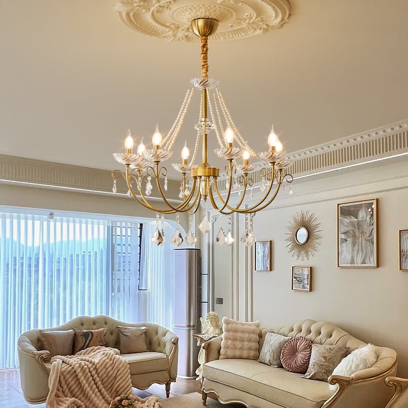 Imperial Pearl Crystal Chandelier - Letslighting