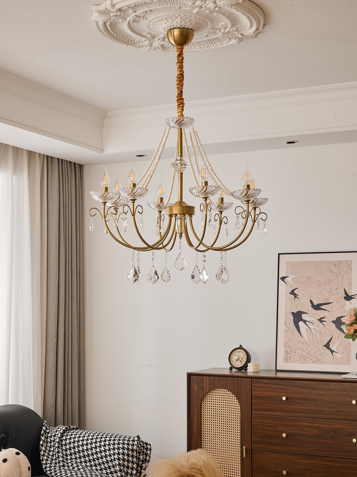 Imperial Pearl Crystal Chandelier - Letslighting