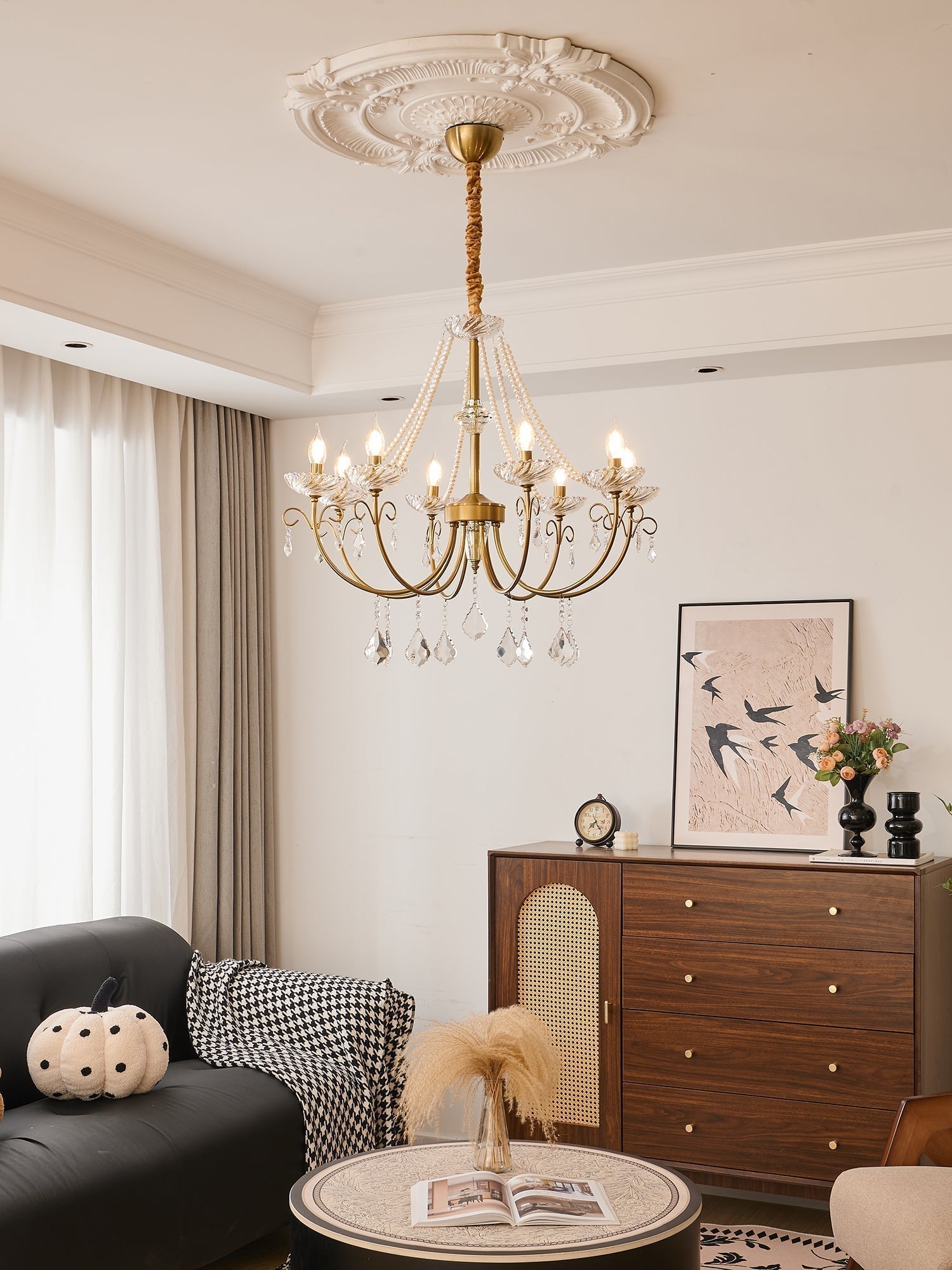 Imperial Pearl Crystal Chandelier - Letslighting