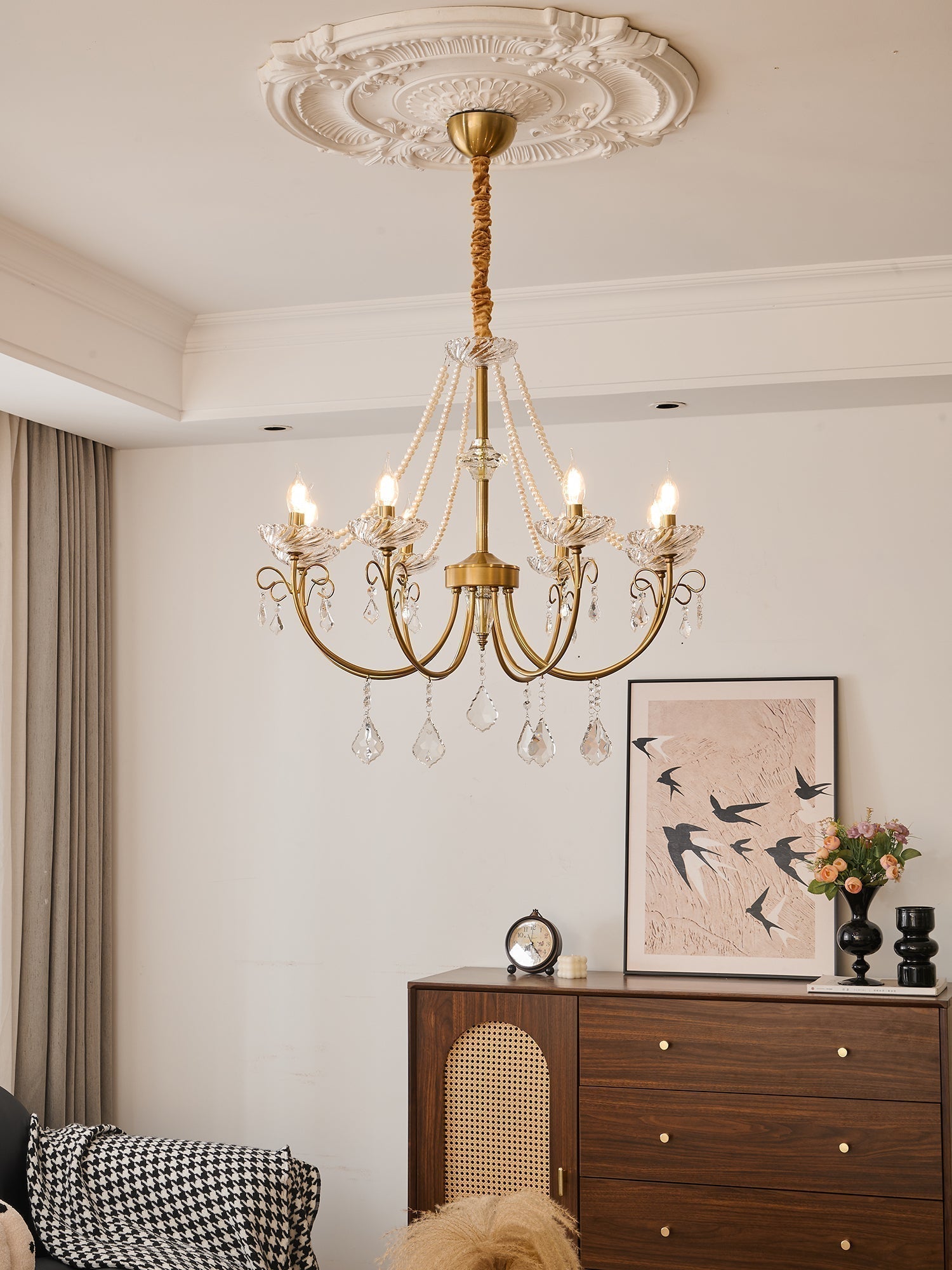 Imperial Pearl Crystal Chandelier - Letslighting