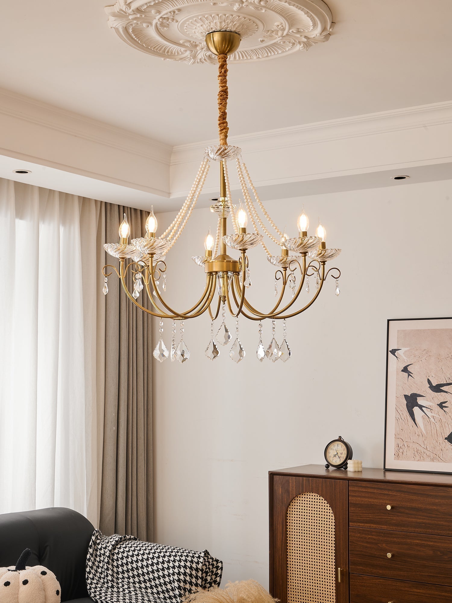 Imperial Pearl Crystal Chandelier - Letslighting