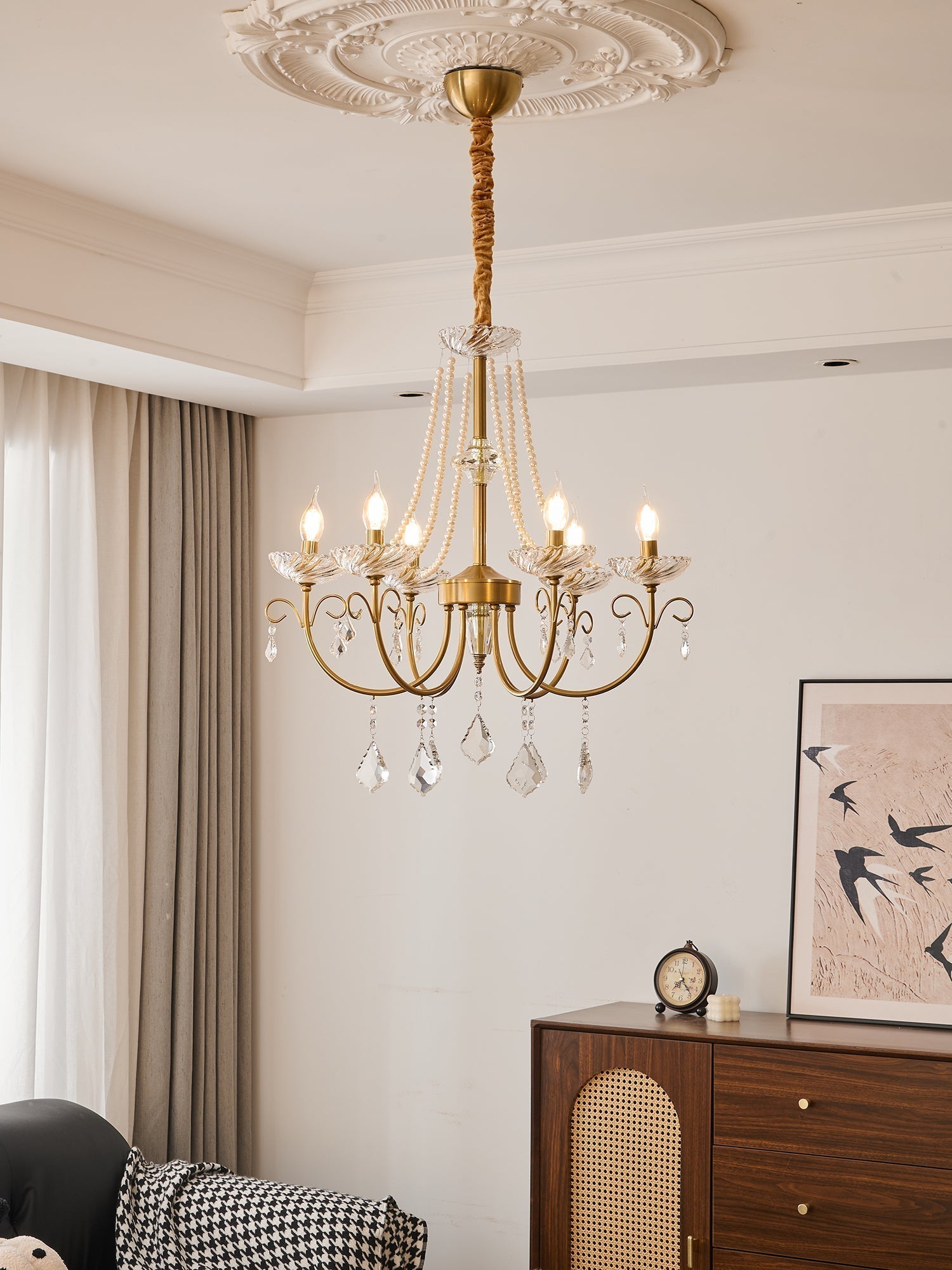 Imperial Pearl Crystal Chandelier - Letslighting