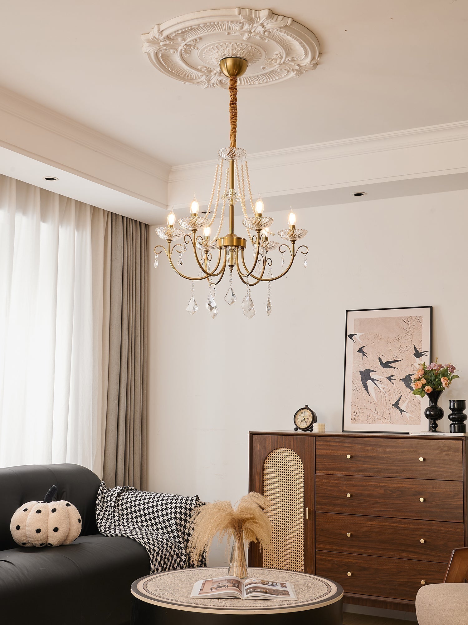 Imperial Pearl Crystal Chandelier - Letslighting