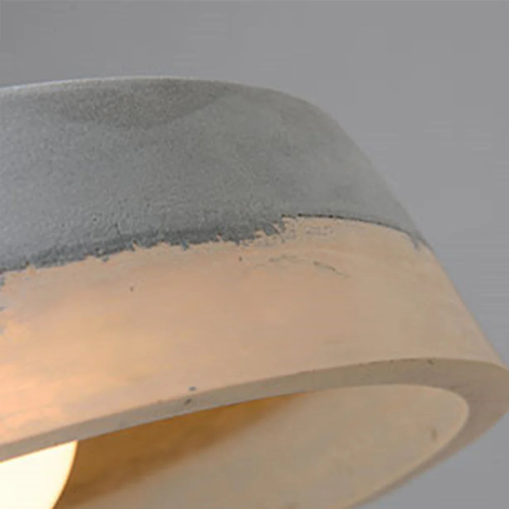 Avi Industrial LED Lámpara Colgante Cemento/Resina Bar Comedor