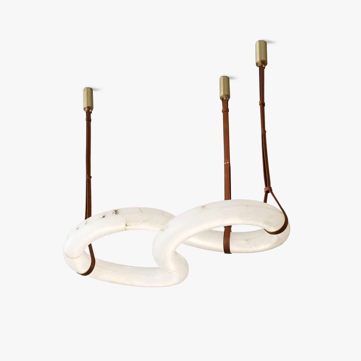 Luste Alabaster Closed-loop Pendant Light Chandelier - Letslighting