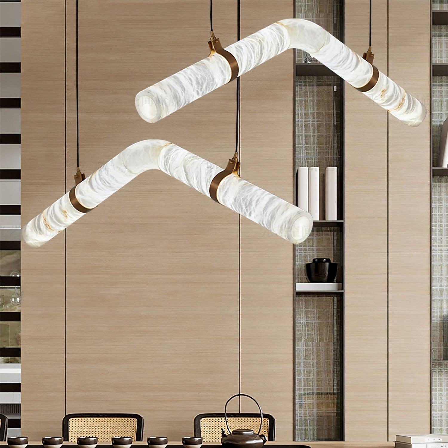 Luste Alabaster Closed-loop Pendant Light Chandelier - Letslighting