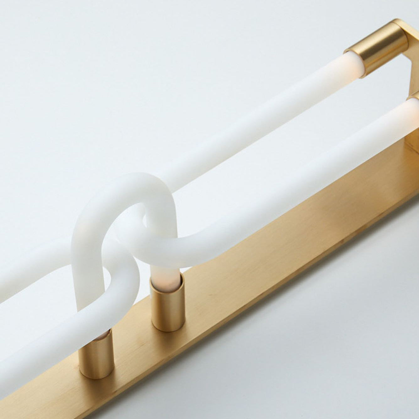 Sytheiel Modern Minimalist Fingers Metal Acrylic Wall Lamp - Lamp Copper