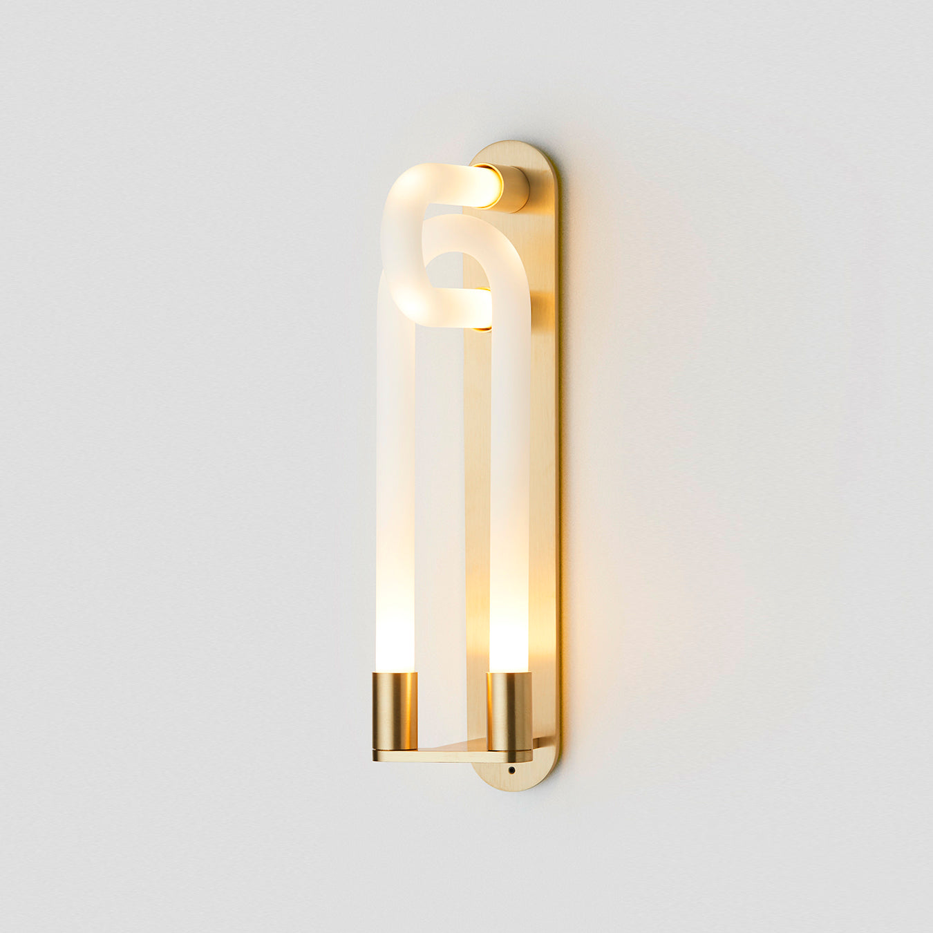 Sytheiel Modern Minimalist Fingers Metal Acrylic Wall Lamp - Lamp Copper