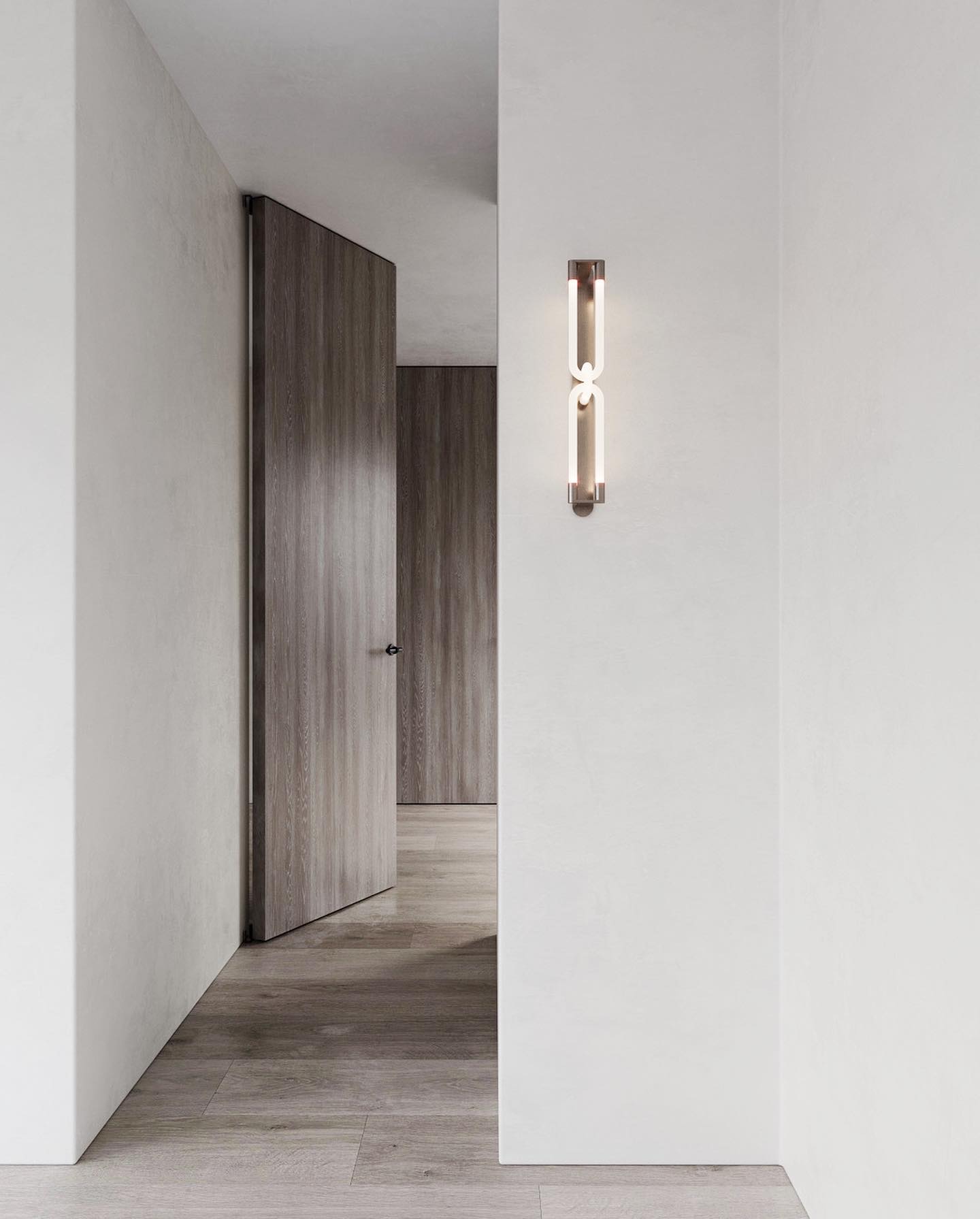 Sytheiel Modern Minimalist Fingers Metal Acrylic Wall Lamp - Lamp Copper