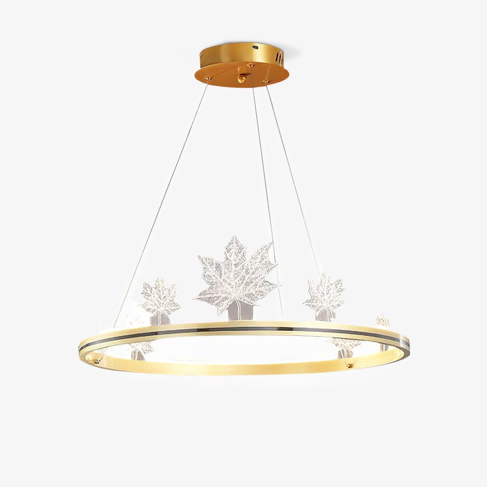 Ion Leaf Chandelier - Letslighting
