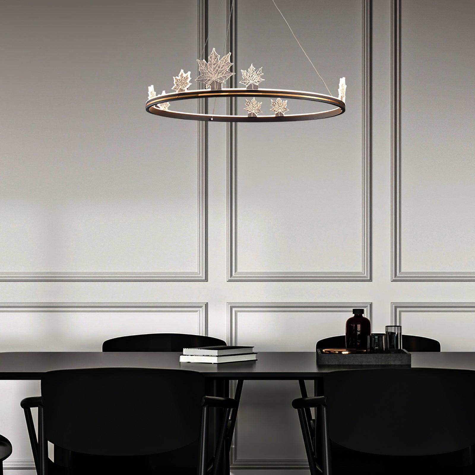 Ion Leaf Chandelier - Letslighting