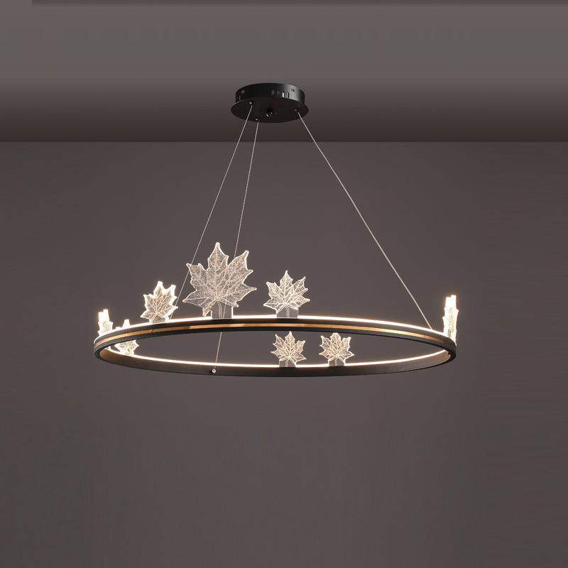 Ion Leaf Chandelier - Letslighting