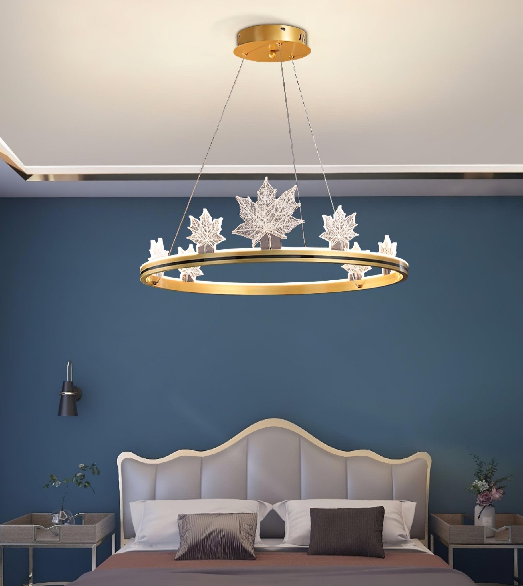 Ion Leaf Chandelier - Letslighting