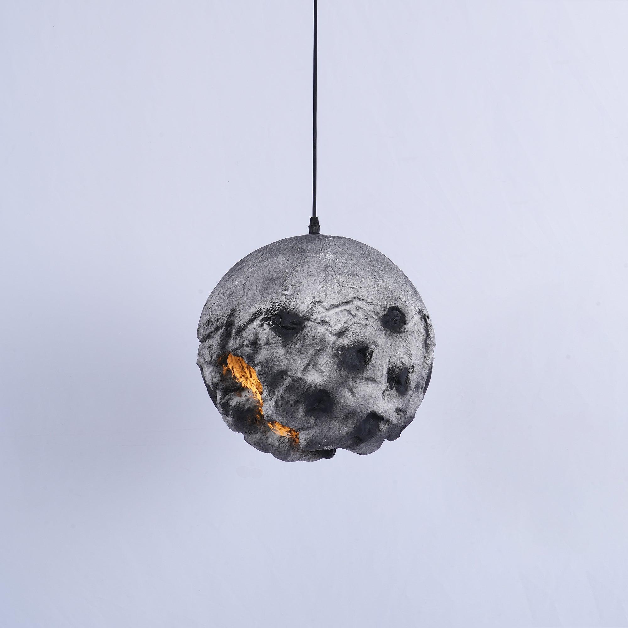 Ilphaara Irregular Planet Metal Plastic Pendant Lamp - Letslighting