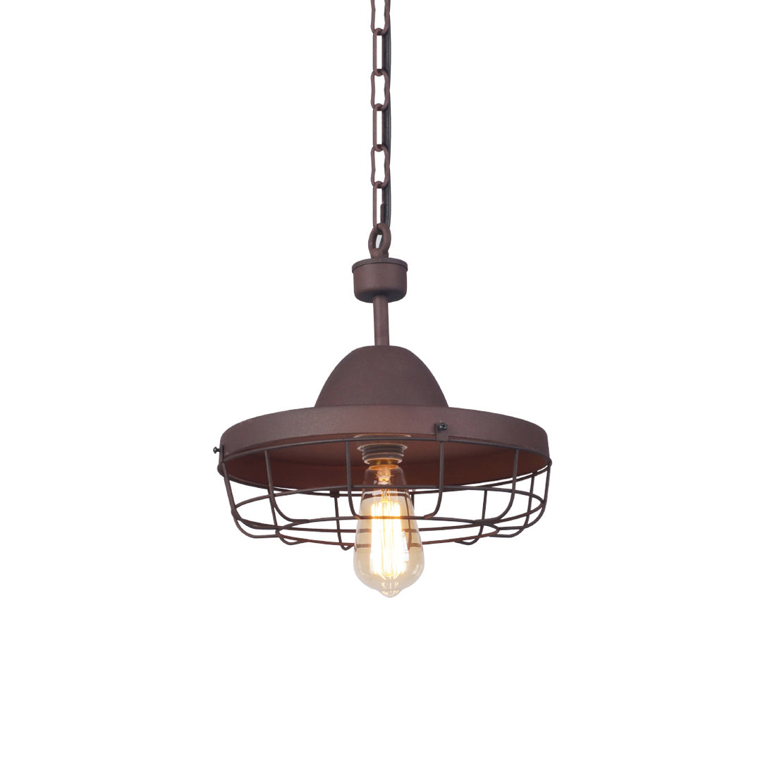 Calaeila Vintage Art Cage Metal Pendant Light - Lamp Copper