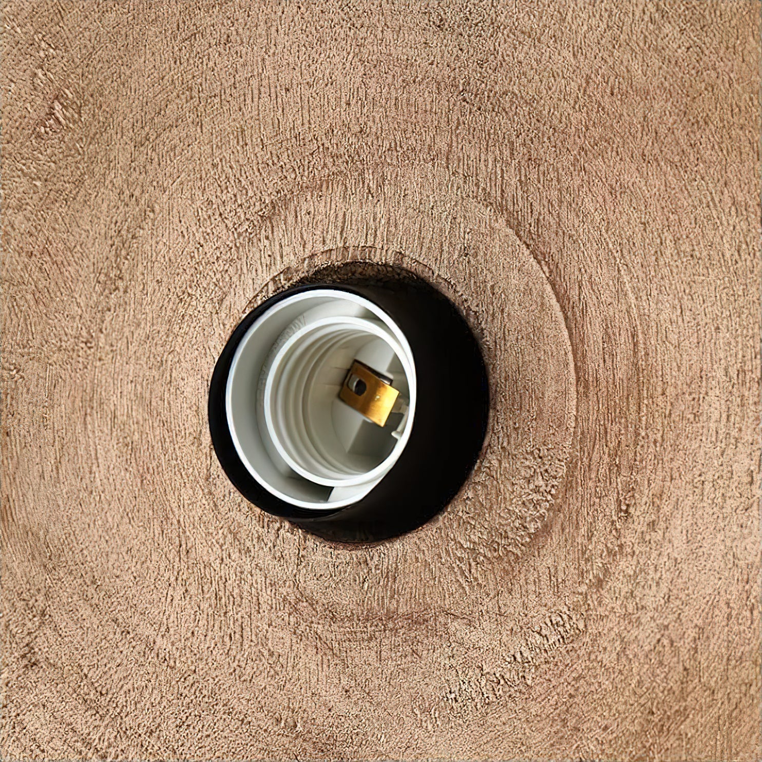 Acarira Natural Wooden Metal Pendant Light - Lamp Copper