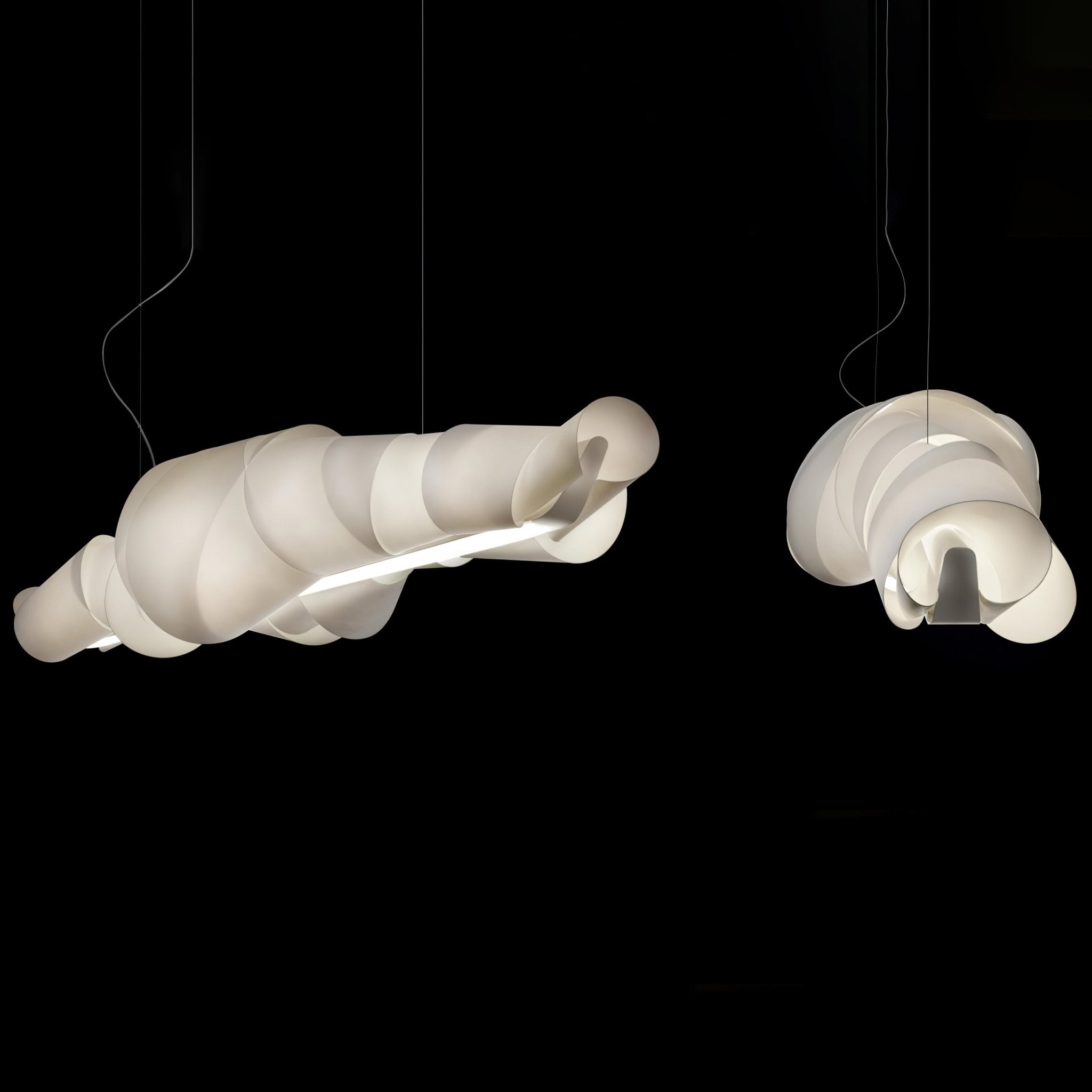 Ribbon Playful PVC Chandelier - Letslighting