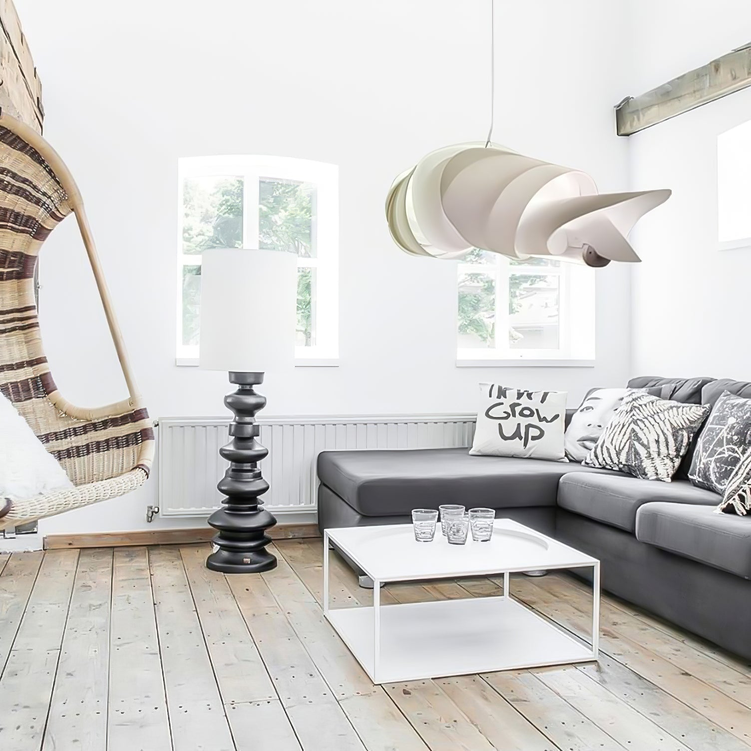 Ribbon Playful PVC Chandelier - Letslighting