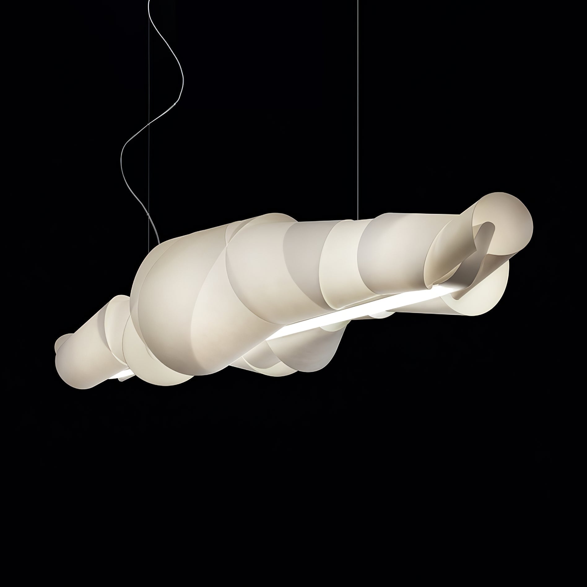 Ribbon Playful PVC Chandelier - Letslighting