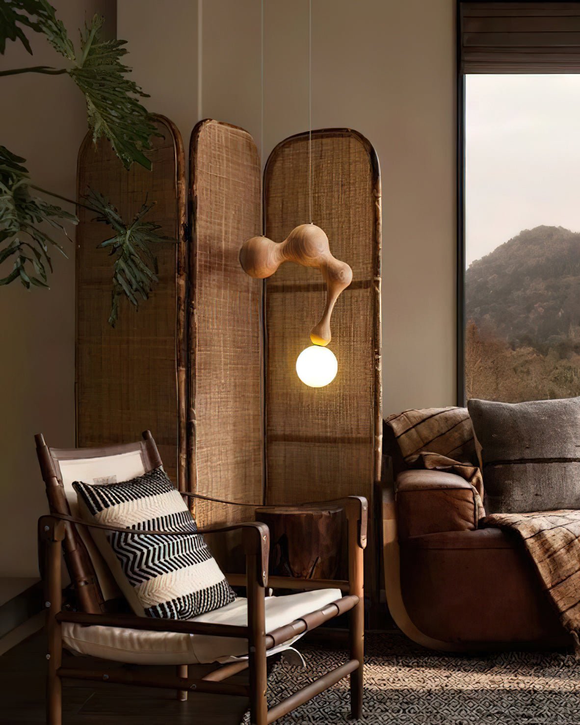 Jenna Wooden Pendant Lamp - Letslighting