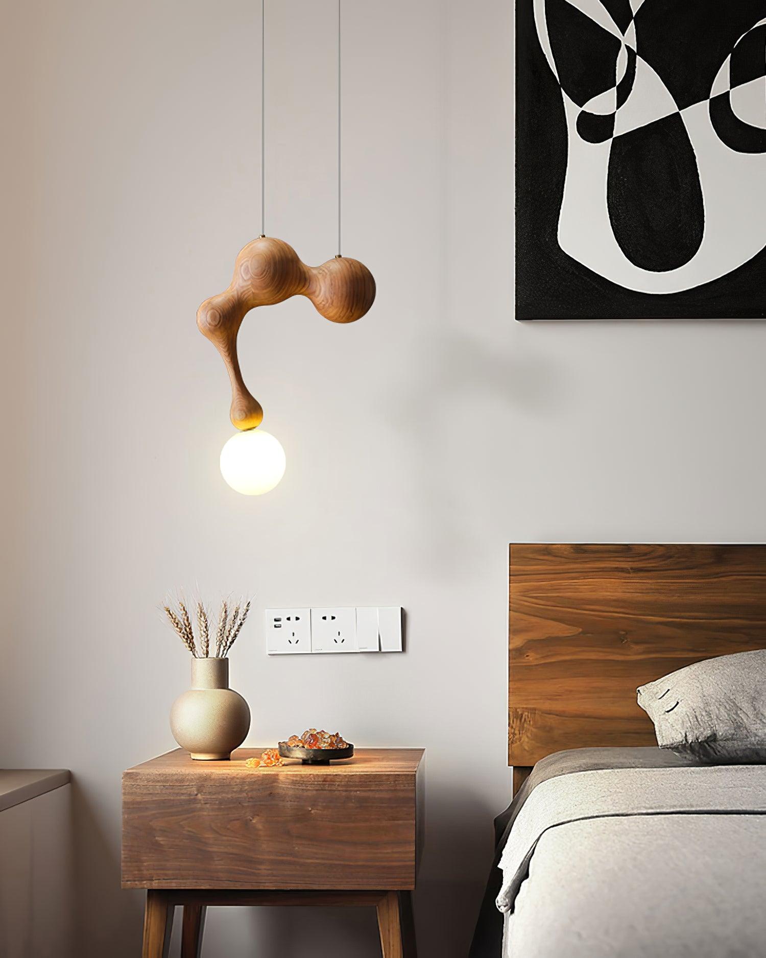 Jenna Wooden Pendant Lamp - Letslighting