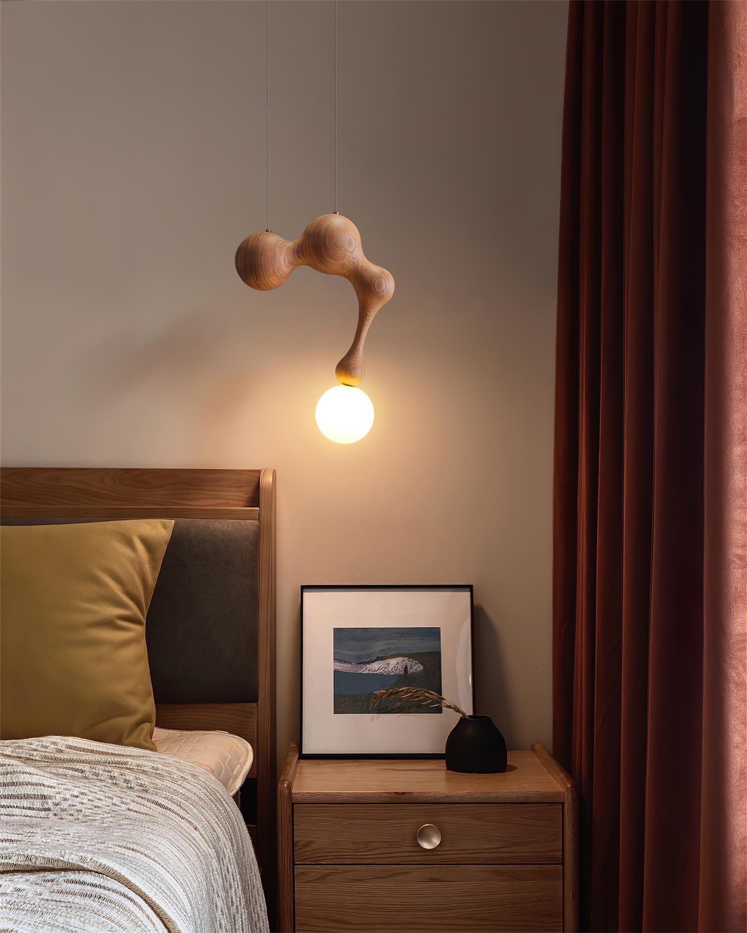 Jenna Wooden Pendant Lamp - Letslighting