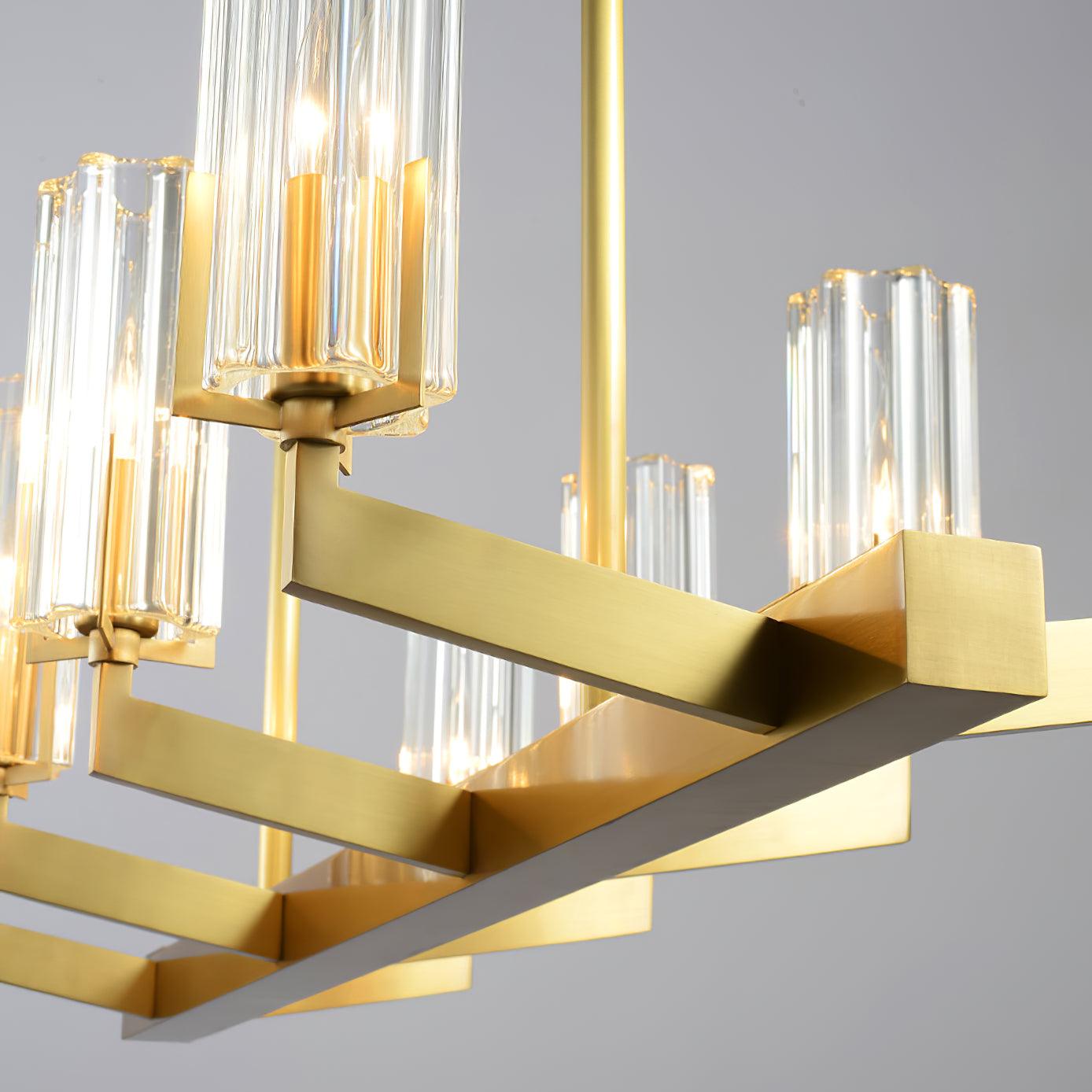 Kayla Brass Chandelier - Letslighting