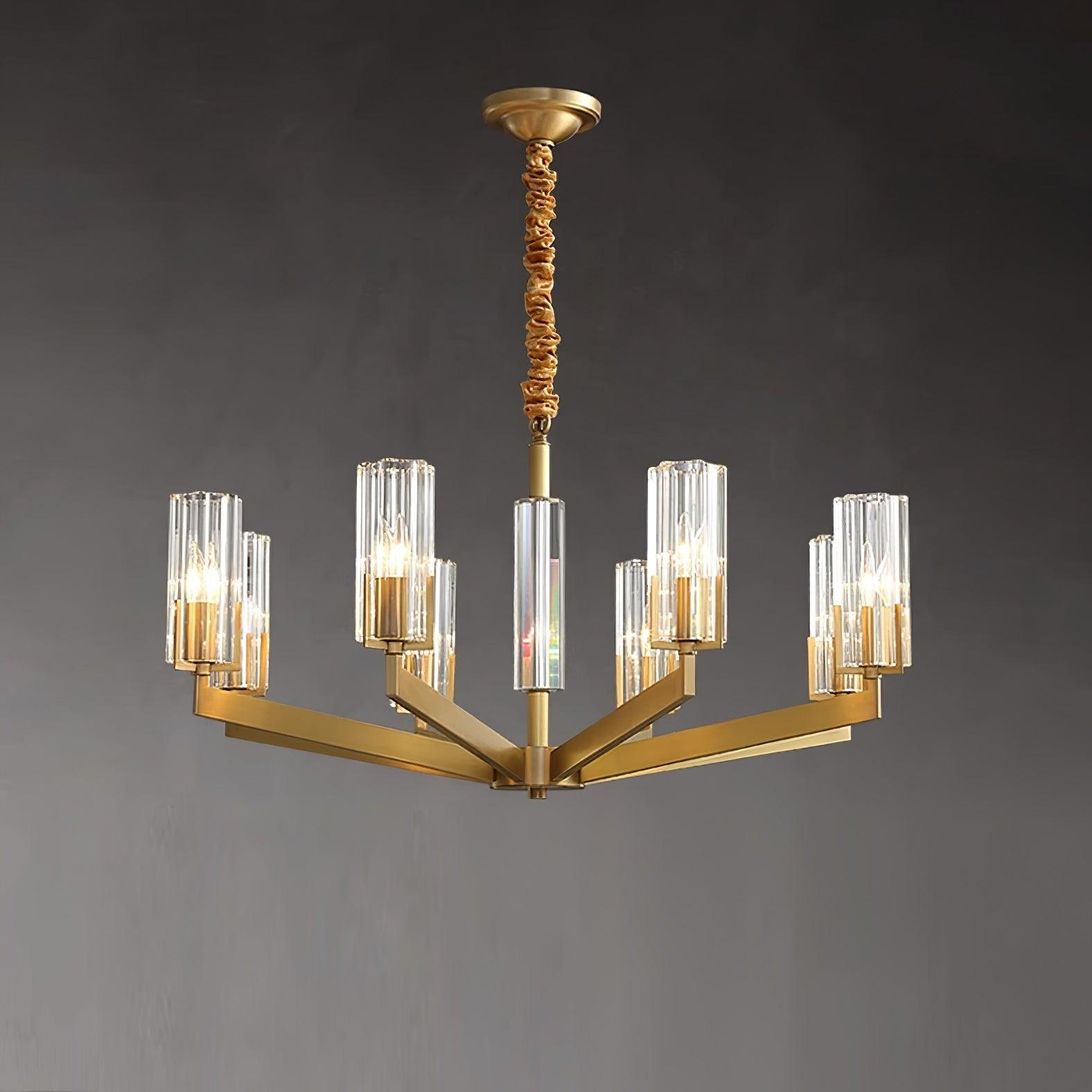 Kayla Brass Chandelier - Letslighting