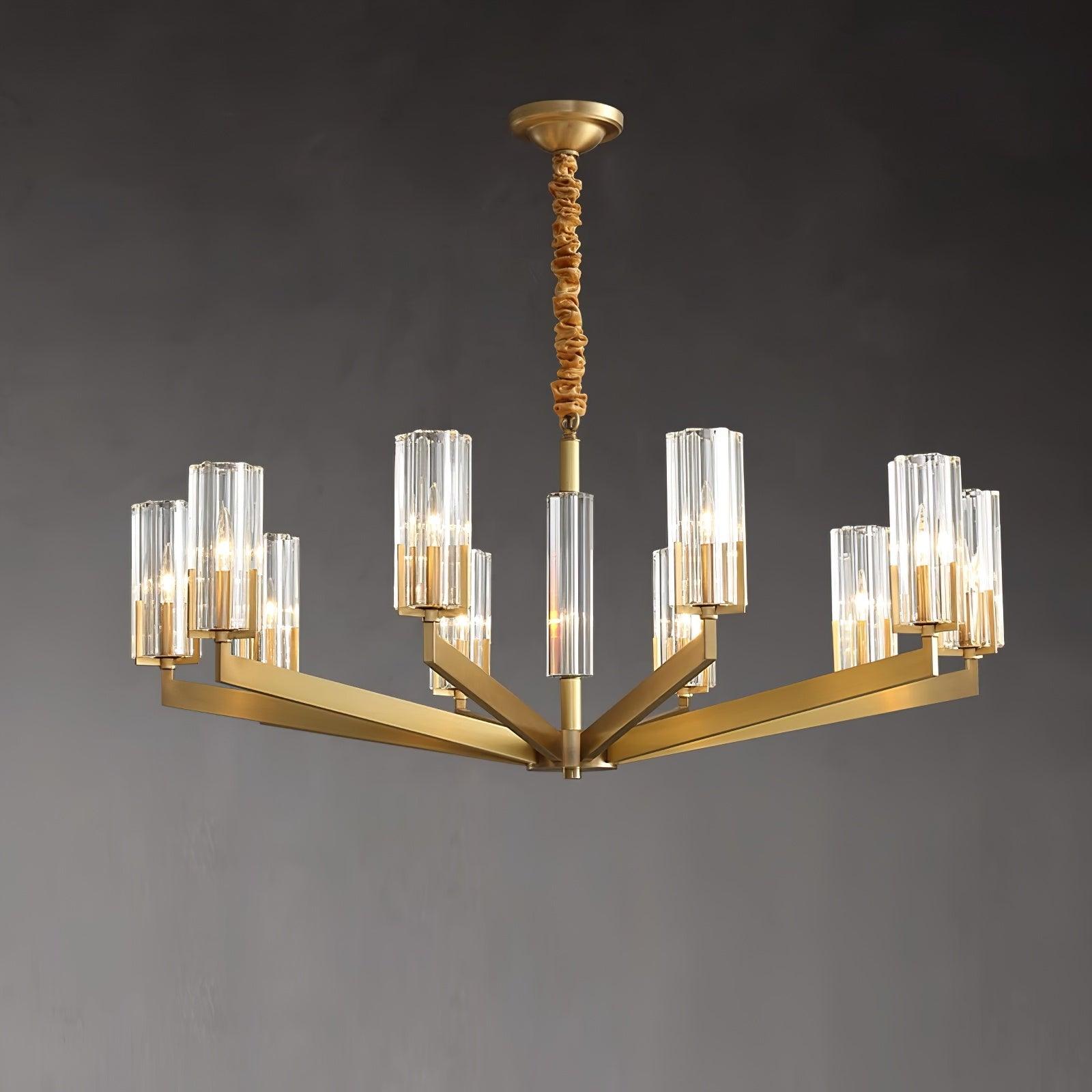 Kayla Brass Chandelier - Letslighting