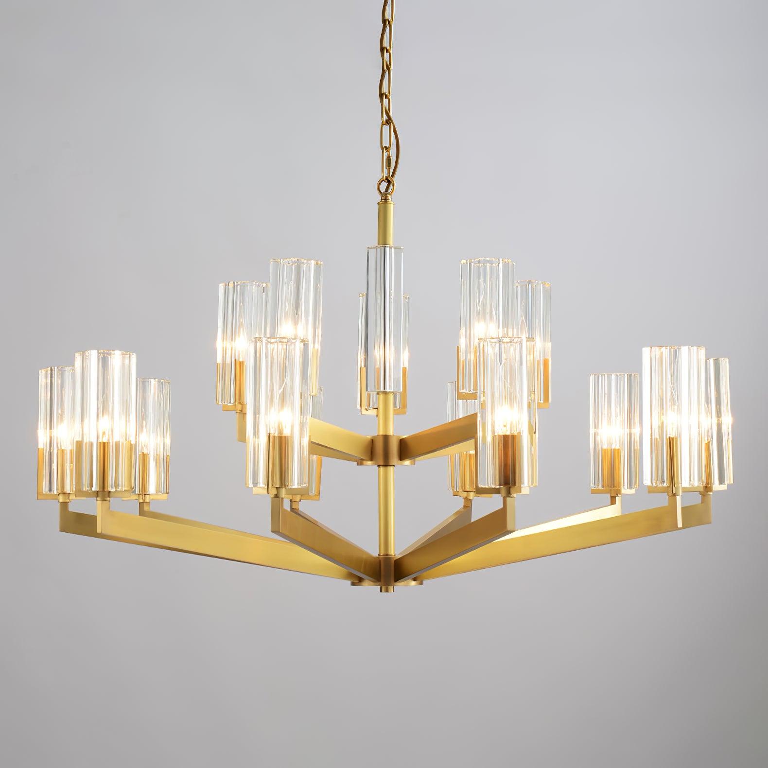 Kayla Brass Chandelier - Letslighting