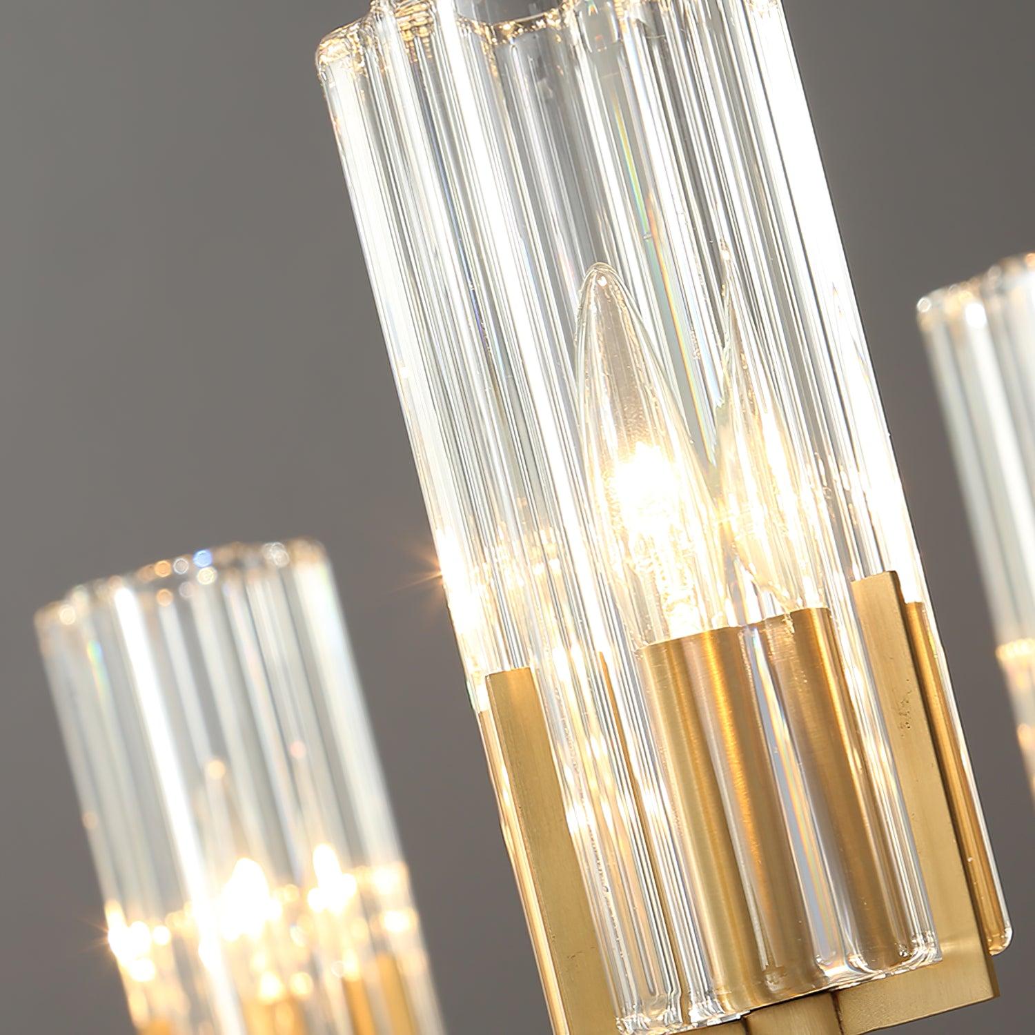 Kayla Brass Chandelier - Letslighting