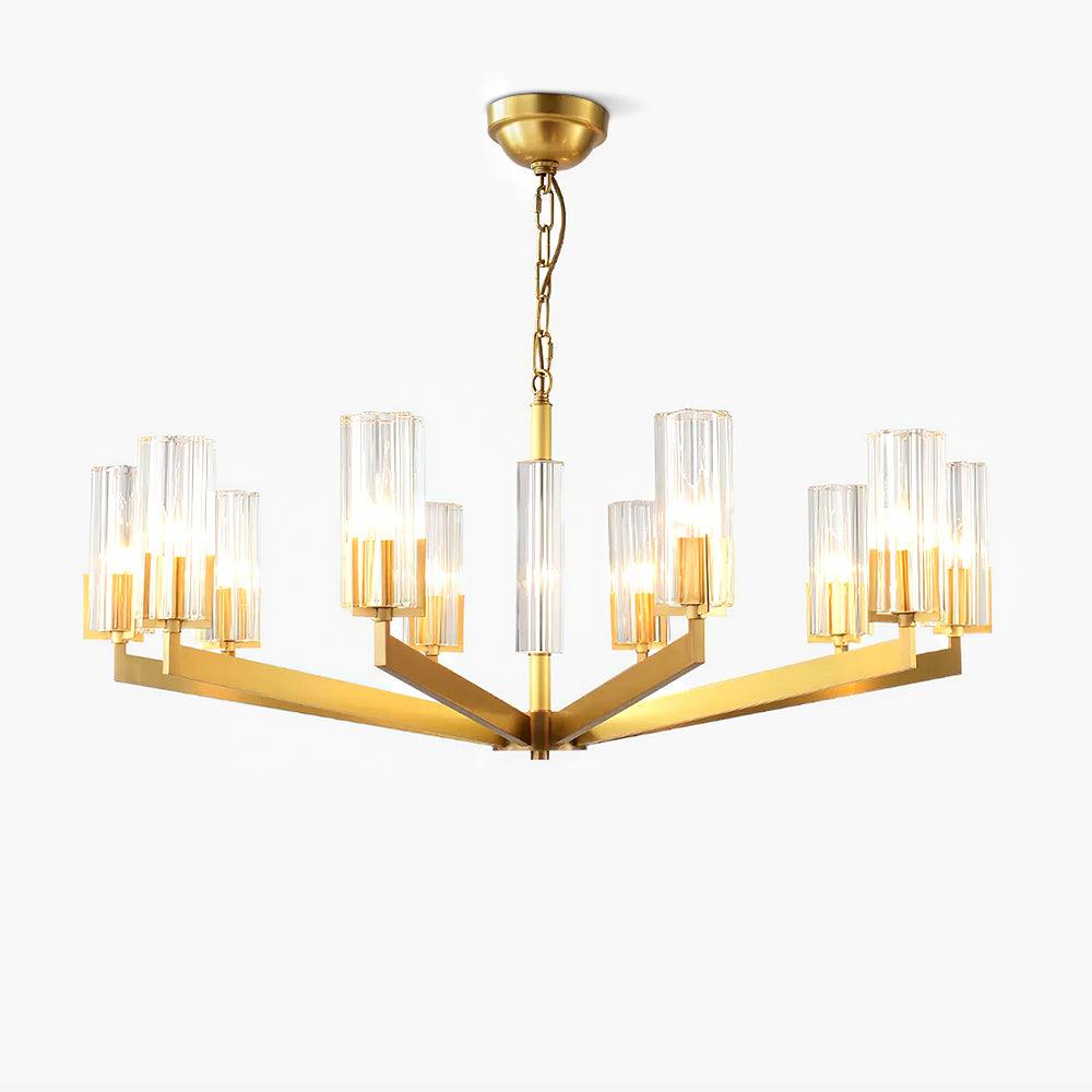 Kayla Brass Chandelier - Letslighting
