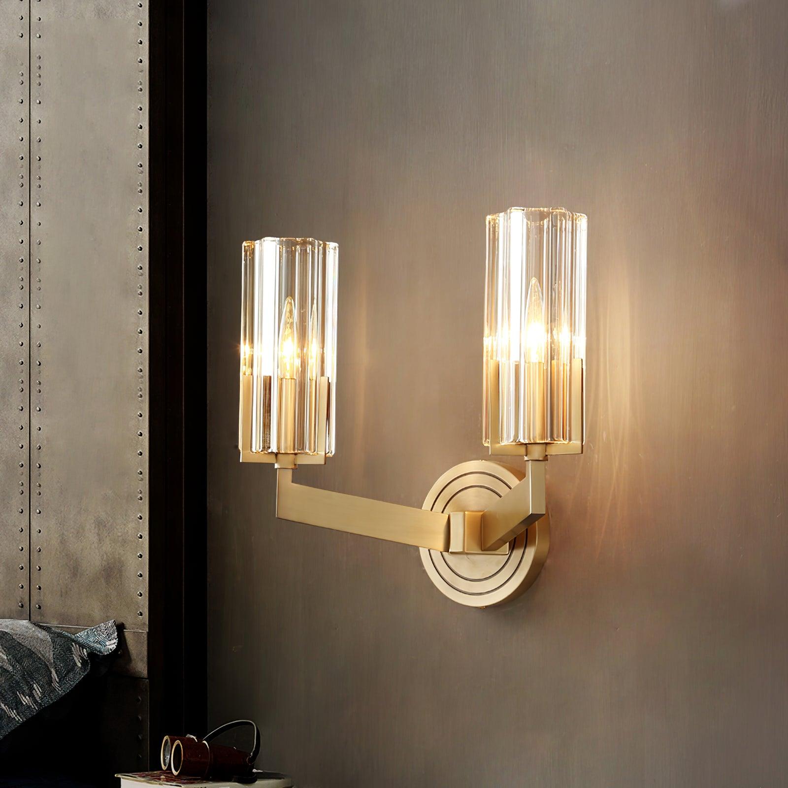 Kayla Brass Wall Lamp - Letslighting