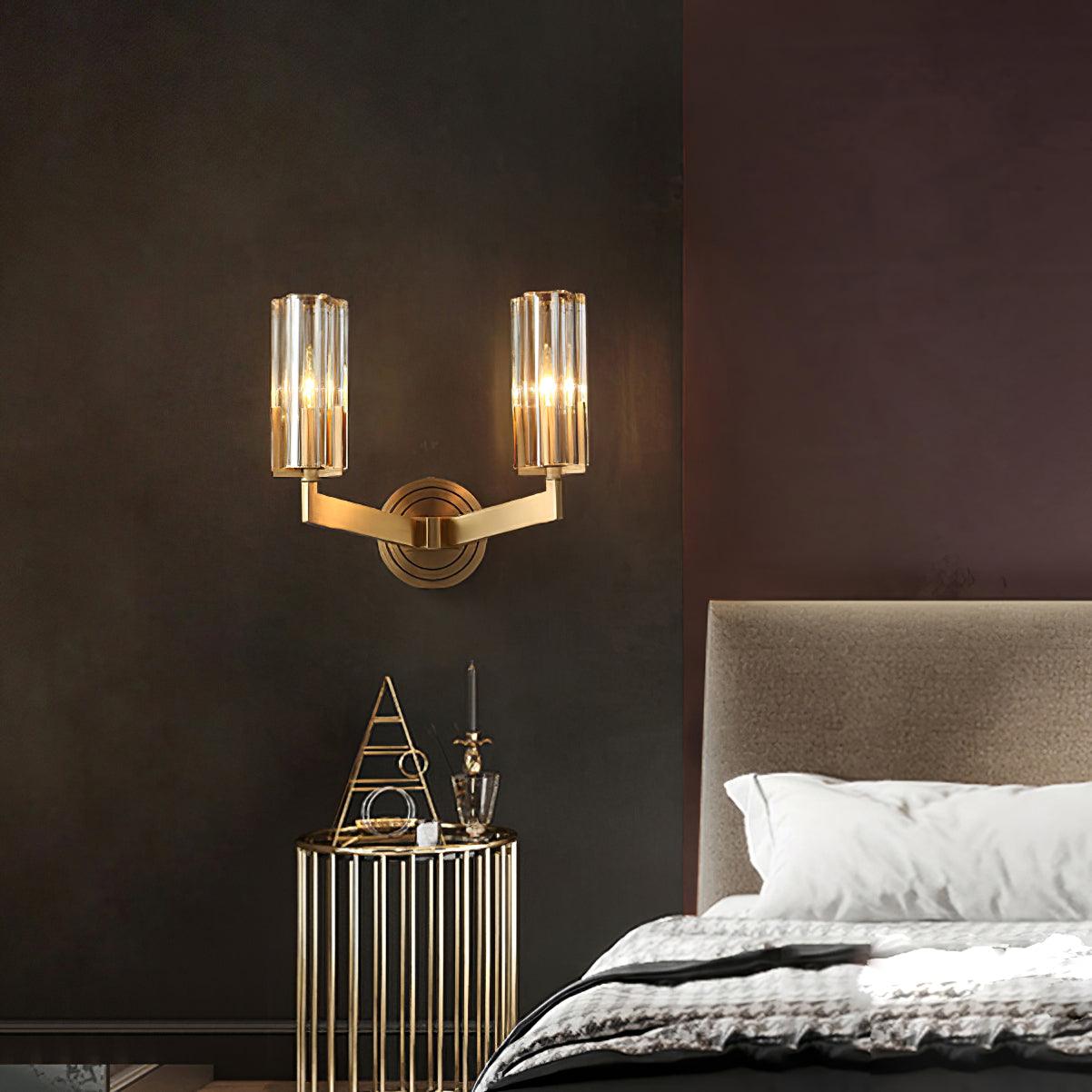 Kayla Brass Wall Lamp - Letslighting