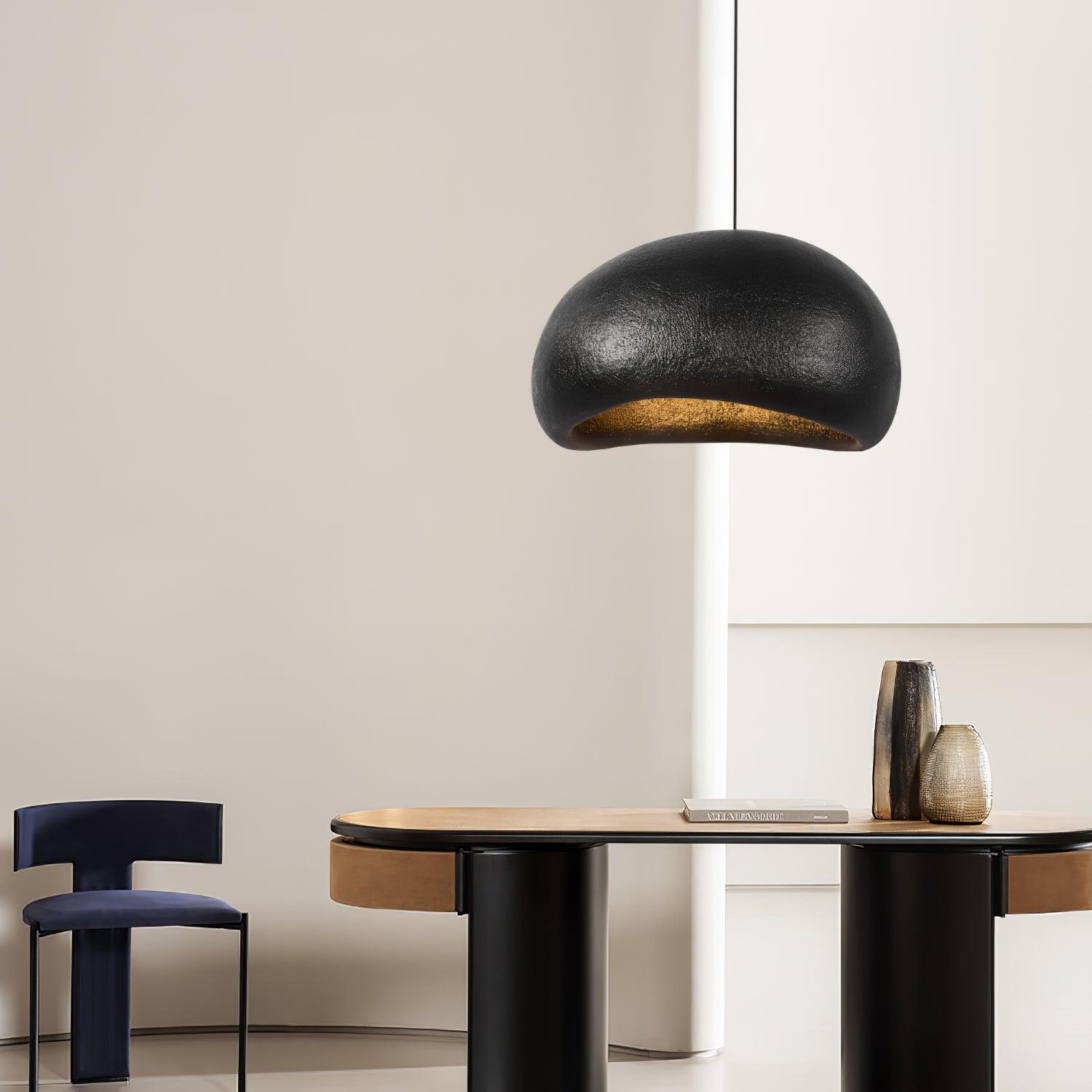 Pendant Lamp Pebble Inspired Organic Form Soft Glow Modern Artistic - Letslighting