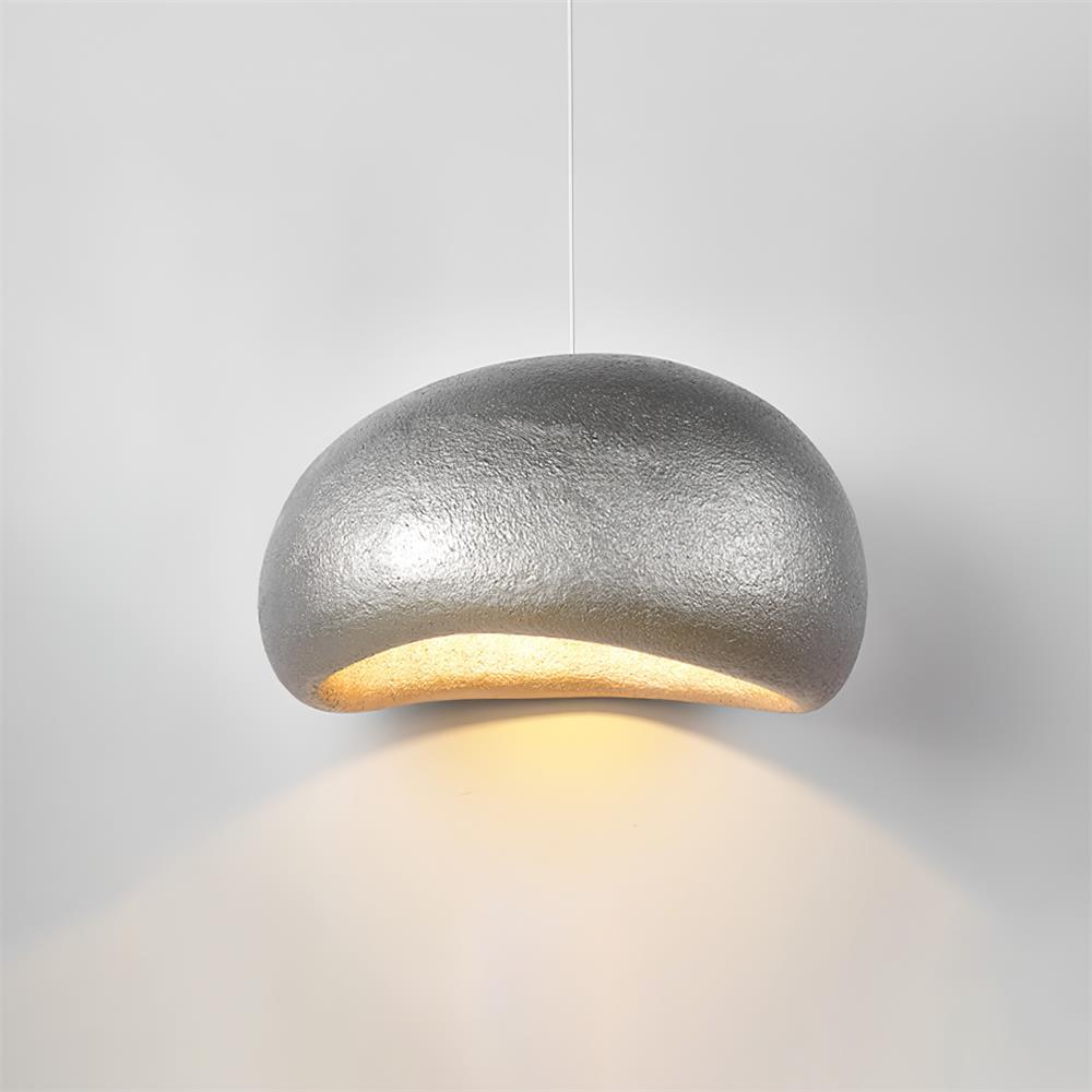 Pendant Lamp Pebble Inspired Organic Form Soft Glow Modern Artistic - Letslighting