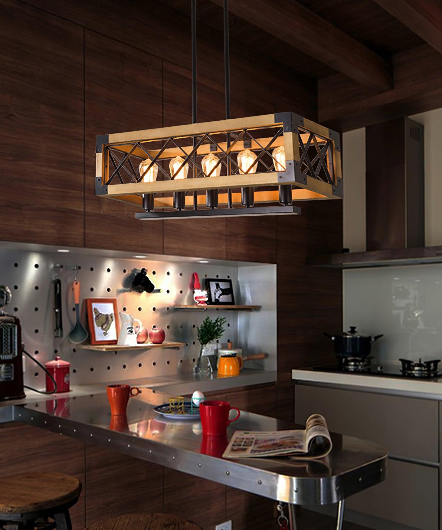 Kitchen Island Rectangle Chandelier - Letslighting