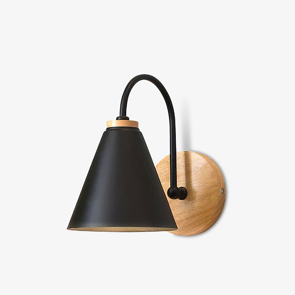 Muto Lámpara de Pared de Madera Nórdica