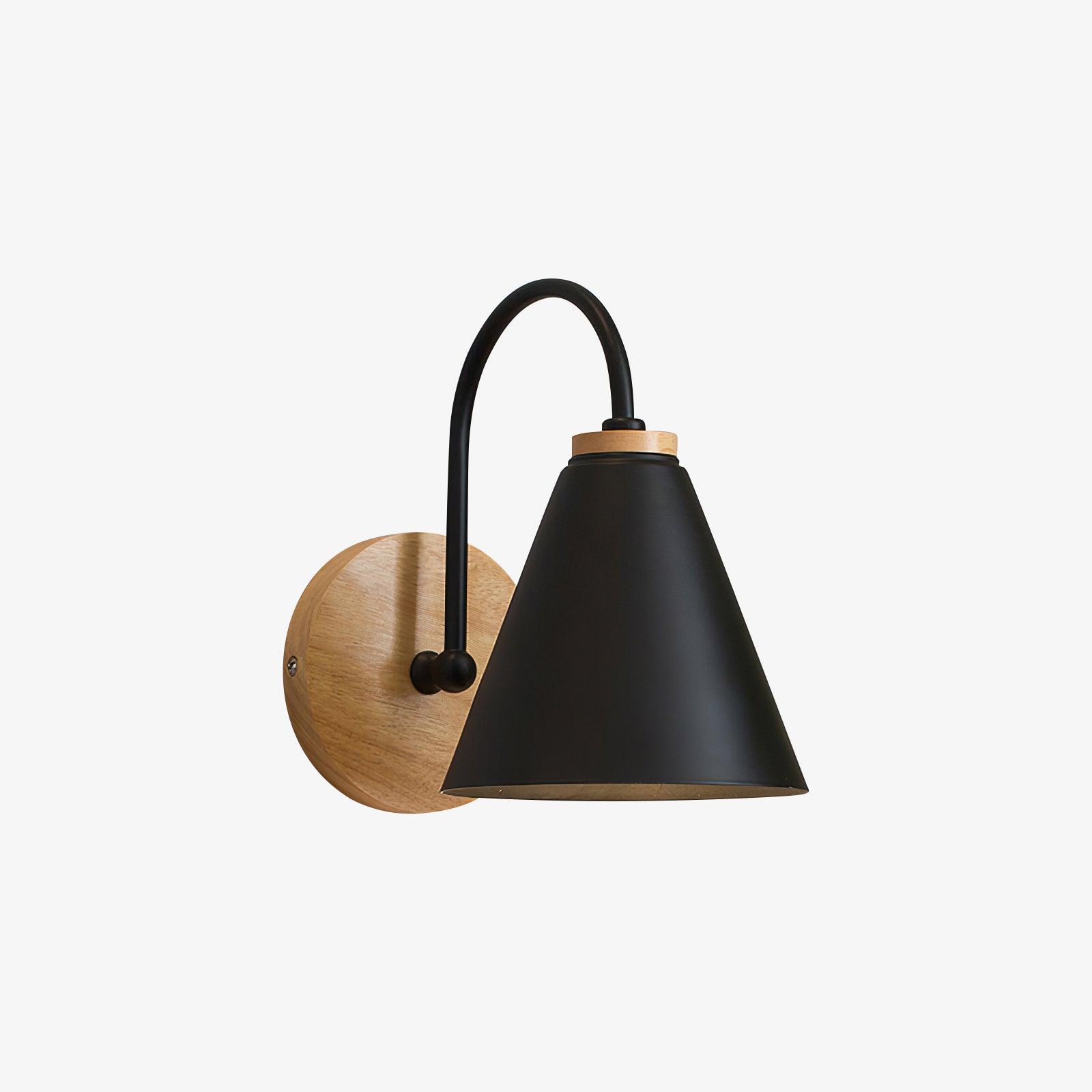 Muto Lámpara de Pared de Madera Nórdica